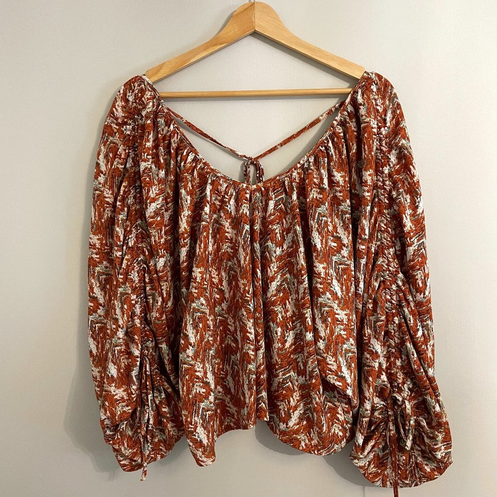 Autumn Colored Flowy Top